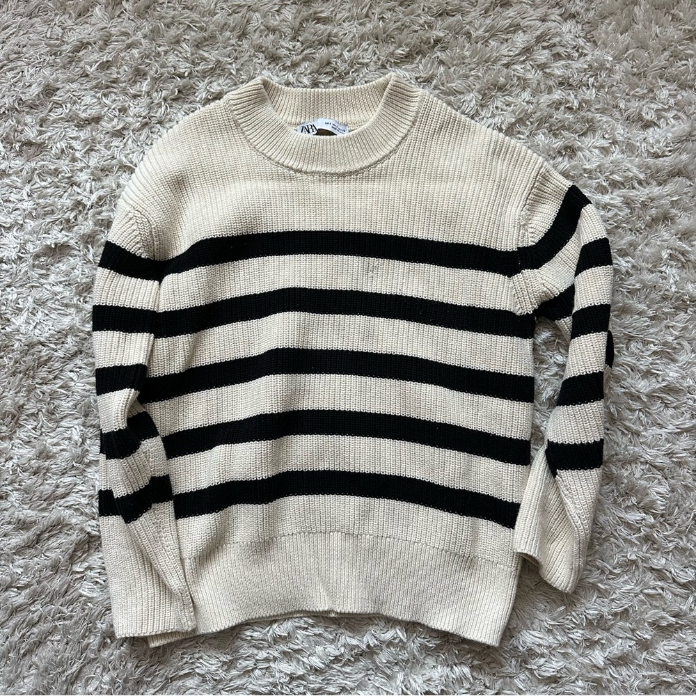 striped ZARA sweater